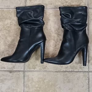 Stunning slouchy half calf boots
